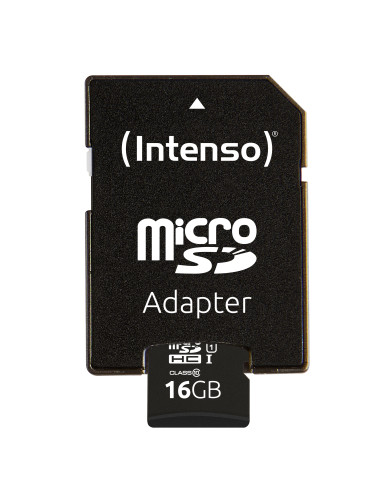 Intenso 16GB microSDHC UHS-I Clase 10