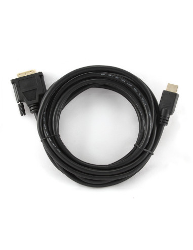 Gembird 5m, HDMI DVI, M M DVI-D Negro