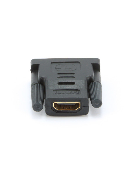 Gembird A-HDMI-DVI-2 cambiador de género para cable Negro