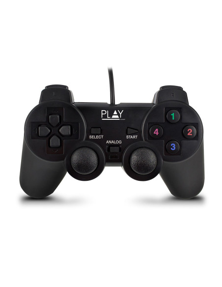 Ewent Play Negro USB 2.0 Gamepad Analógico Digital PC