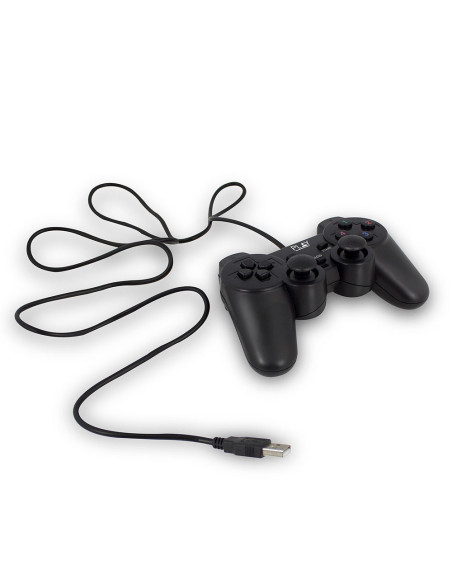 Ewent Play Negro USB 2.0 Gamepad Analógico Digital PC