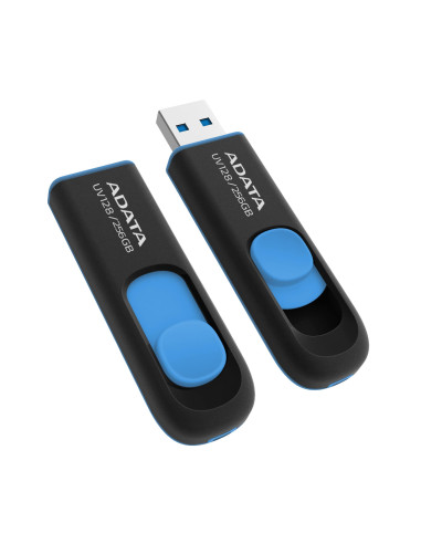 ADATA UV128 unidad flash USB 256 GB USB tipo A 3.2 Gen 1 (3.1 Gen 1) Negro, Azul
