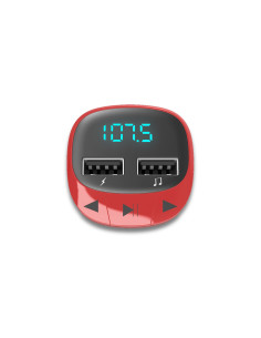 Energy Sistem 44825 87,5 - 108 MHz Encendedor de cigarrillos Rojo 2