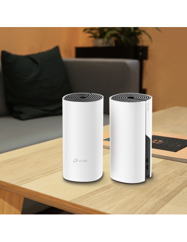 TP-Link Deco M4(2-pack) Doble banda (2,4 GHz   5 GHz) Wi-Fi 5 (802.11ac) Blanco Interno