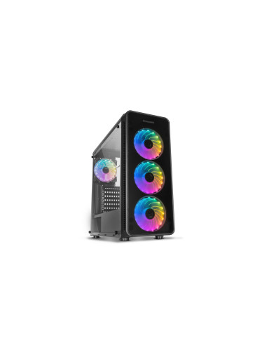 NOX Hummer TGM Midi Tower Negro