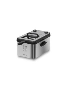 Cecotec CleanFry Infinity 3000 Sencillo 5,6 L Independiente 2400 W Freidora Negro, Acero inoxidable