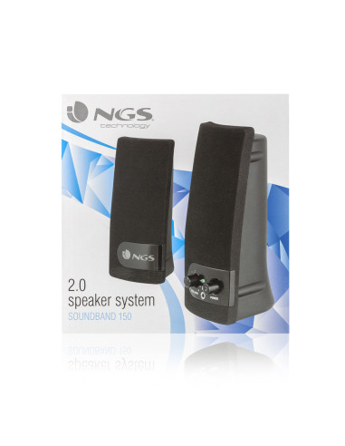 NGS SB150 altavoz De 1 vía Negro Alámbrico 4 W