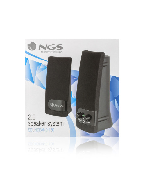 NGS SB150 altavoz De 1 vía Negro Alámbrico 4 W