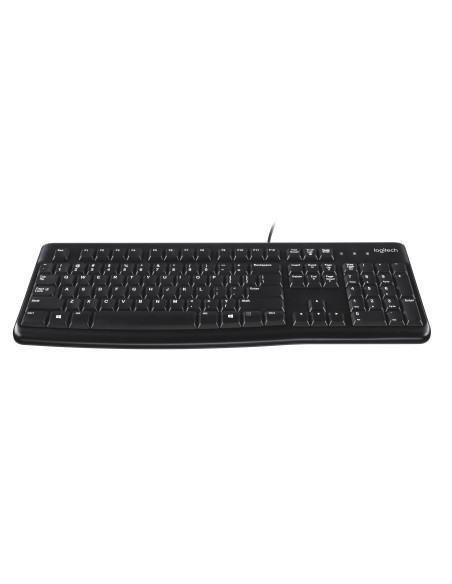 Logitech Keyboard K120 for Business teclado Oficina USB QWERTY Internacional de EE.UU. Negro