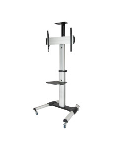 TooQ FS1870M-B soporte para pantalla de señalización 94 cm (37") Negro, Plata 2