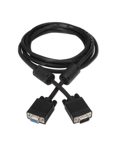 AISENS A113-0079 cable VGA 3 m VGA (D-Sub) Negro