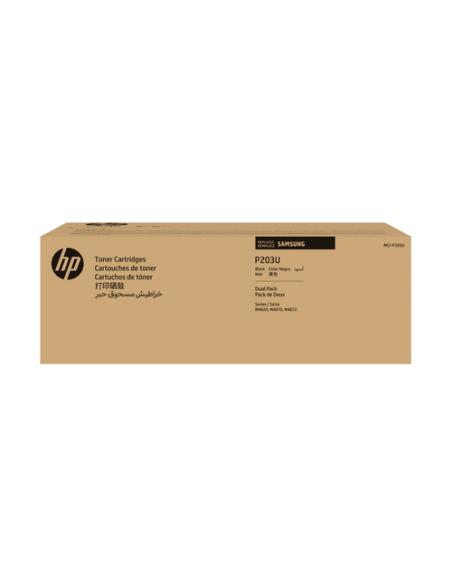 Samsung Paquete de 2 cartuchos de tóner negro de MLT-P203U de ultra alta capacidad