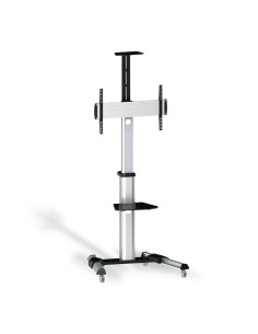 AISENS FT70TRE-037 soporte para pantalla de señalización 177,8 cm (70") Negro, Plata