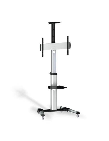 AISENS FT70TRE-037 soporte para pantalla de señalización 177,8 cm (70") Negro, Plata