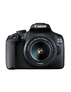 Canon EOS 2000D BK 18-55 IS II EU26 Juego de cámara SLR 24,1 MP CMOS 6000 x 4000 Pixeles Negro
