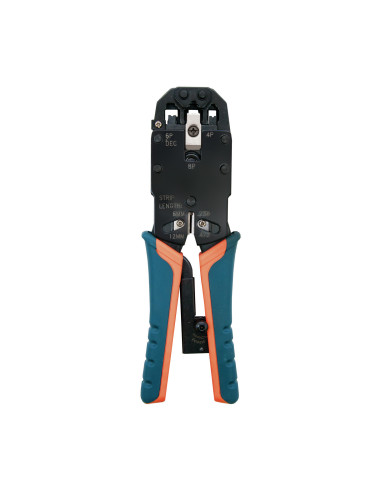 Nanocable 10.31.0102 crimpadora Herramienta para prensar Negro, Naranja