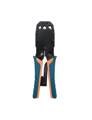 Nanocable 10.31.0102 crimpadora Herramienta para prensar Negro, Naranja