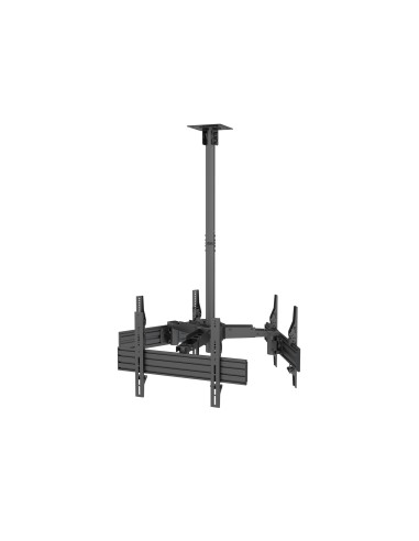 Equip Soporte de TV de triple pantalla para montaje en techo de 37"-65