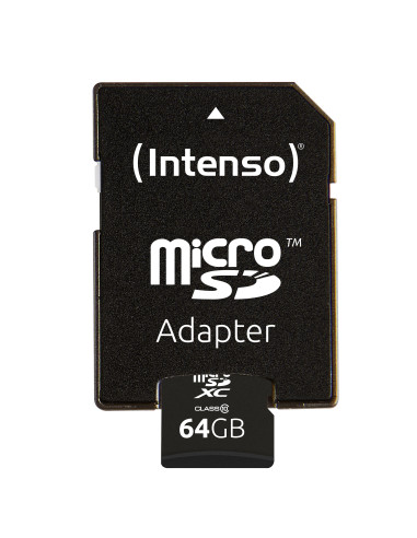 Intenso 64GB MicroSDHC MicroSDXC Clase 10