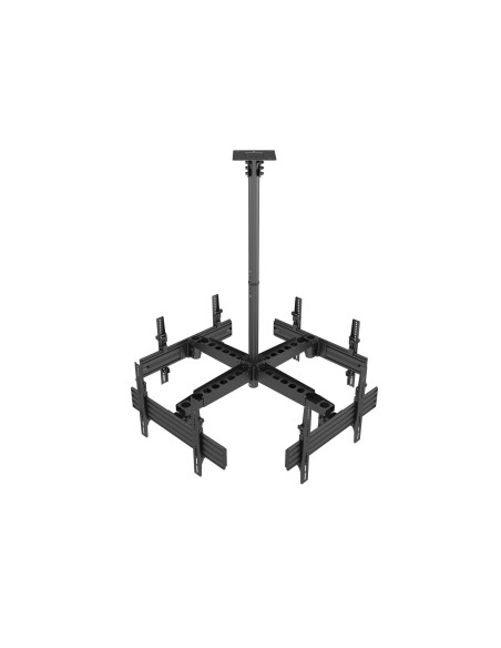 Equip Soporte de techo para TV de pantalla cuádruple de 37"-65