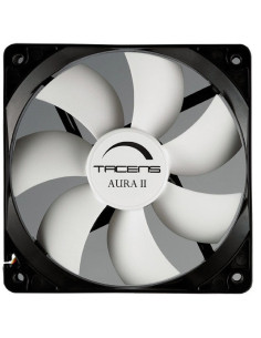 Tacens 3AURAII12, Ventilador Ordenador 12 cm, Ultrasilencioso, Antipolvo, Negro