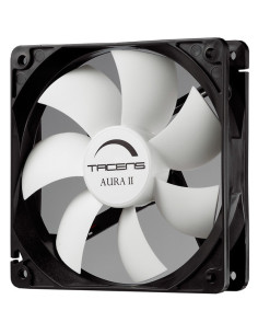 Tacens 3AURAII12, Ventilador Ordenador 12 cm, Ultrasilencioso, Antipolvo, Negro 2