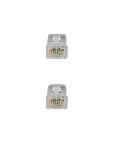 Nanocable Cable de red latiguillo RJ45 LSZH Cat.6A UTP AWG24, Gris, 2.0 m