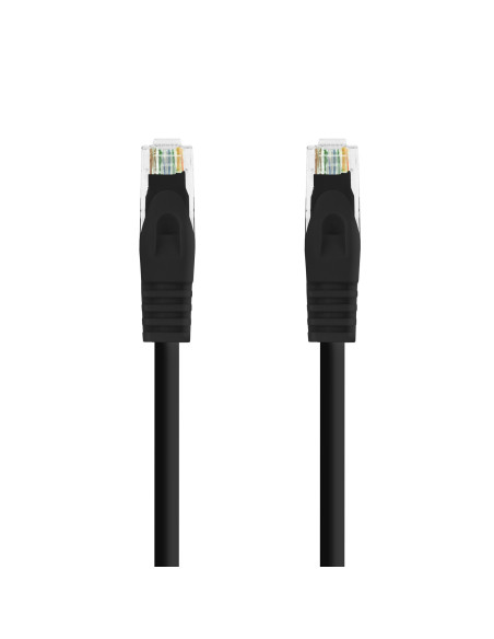 Nanocable Cable de red latiguillo RJ45 LSZH Cat.6A UTP AWG24, Negro, 2.0m