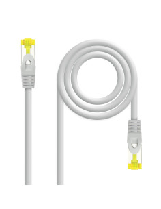 Nanocable Cable de red latiguillo RJ45 LSZH Cat.6A SFTP AWG26, Gris, 15 m