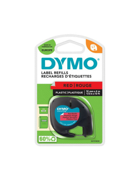 DYMO S0721630 cinta para impresora de etiquetas Negro sobre rojo