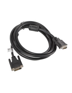 Lanberg CA-DVID-10CC-0030-BK Dvi-D (24+1Pol) Stecker auf Dvi-D (24+1Pol) Stecker Dual Link Kabel, 3m schwarz cable DVI Negro 2