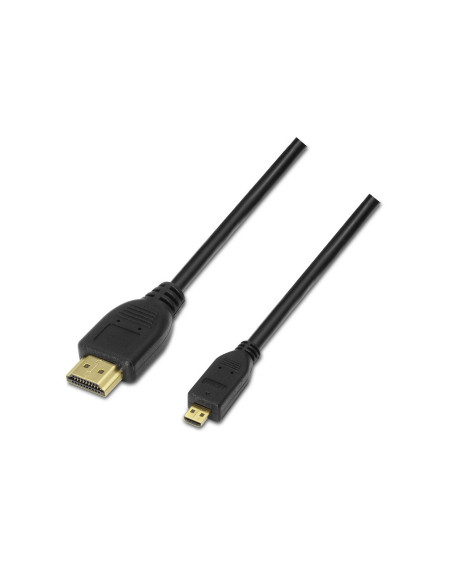 AISENS A119-0116 cable HDMI 0,8 m HDMI tipo A (Estándar) HDMI tipo D (Micro) Negro