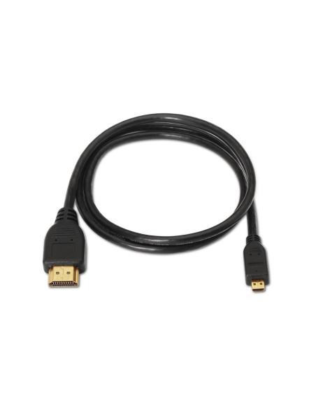 AISENS A119-0116 cable HDMI 0,8 m HDMI tipo A (Estándar) HDMI tipo D (Micro) Negro