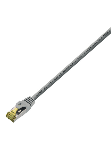AISENS A146-0333 cable de red Gris 0,5 m Cat7 S FTP (S-STP)