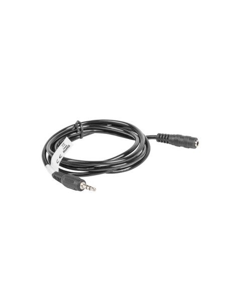 Lanberg CA-MJFJ-10CC-0015-BK cable de audio 1,5 m 3,5mm Negro