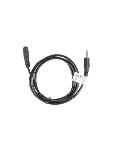 Lanberg CA-MJFJ-10CC-0015-BK cable de audio 1,5 m 3,5mm Negro