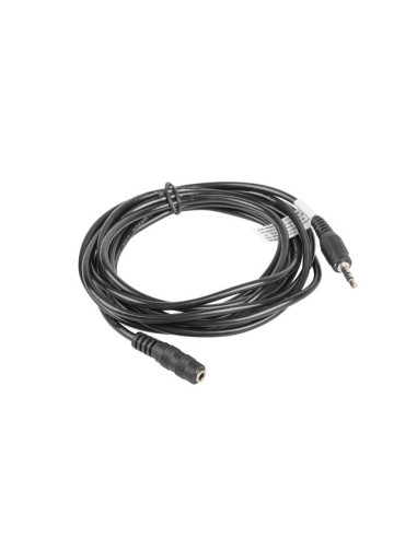 Lanberg CA-MJFJ-10CC-0030-BK cable de audio 3 m 3,5mm Negro
