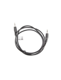 Lanberg CA-MJMJ-10CC-0012-BK cable de audio 1,2 m 3,5mm Negro 2
