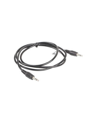 Lanberg CA-MJMJ-10CC-0012-BK cable de audio 1,2 m 3,5mm Negro