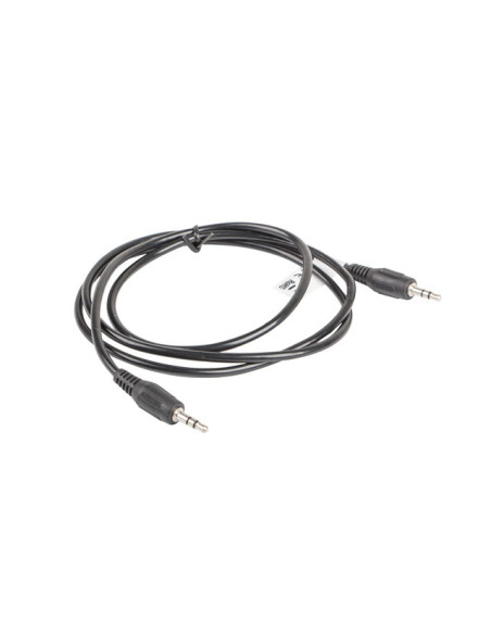 Lanberg CA-MJMJ-10CC-0012-BK cable de audio 1,2 m 3,5mm Negro