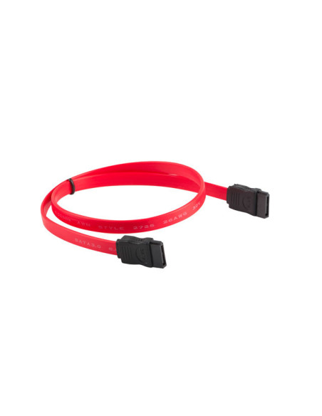 Lanberg CA-SASA-10CU-0050-R cable de SATA 0,5 m SATA 7-pin Rojo