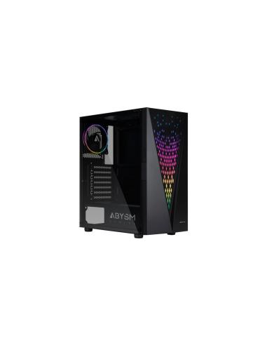Abysm Gaming Danube Kolpa ARGB Caja PC ATX Cristal Templado USB 3.0 Negro