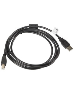 Lanberg CA-USBA-11CC-0018-BK cable USB USB 2.0 1,8 m USB B Negro 2