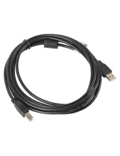 Lanberg CA-USBA-11CC-0030-BK cable USB USB 2.0 3 m USB B Negro 2