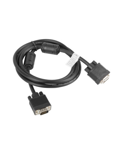 Lanberg CA-VGAC-10CC-0018-B cable VGA 1,8 m VGA (D-Sub) Negro