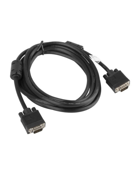 Lanberg CA-VGAC-10CC-0030-B cable VGA 3 m VGA (D-Sub) Negro