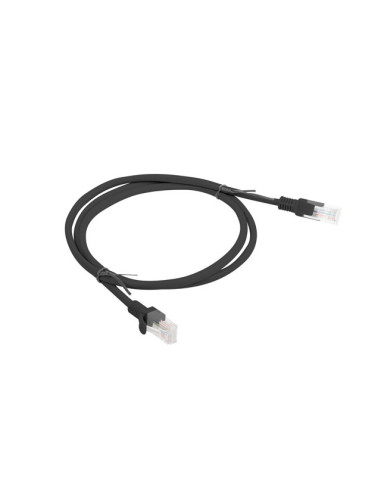 Lanberg PCU5-10CC-0100-BK cable de red Negro 1 m Cat5e U UTP (UTP)