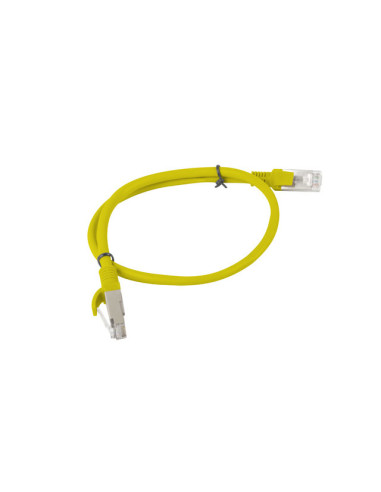 Lanberg PCU6-10CC-0050-Y cable de red Amarillo 0,5 m Cat6 U UTP (UTP)