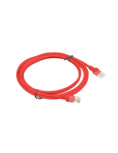Lanberg PCU6-10CC-0200-R cable de red Rojo 2 m Cat6 U UTP (UTP)