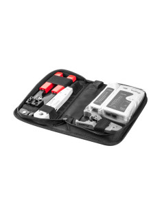 Lanberg KIT DE HERRAMIENTAS PARA REDES NT-0301 - TESTER - PELACABLES - CRIMPADORA - HERRAMIENTA DE I 2